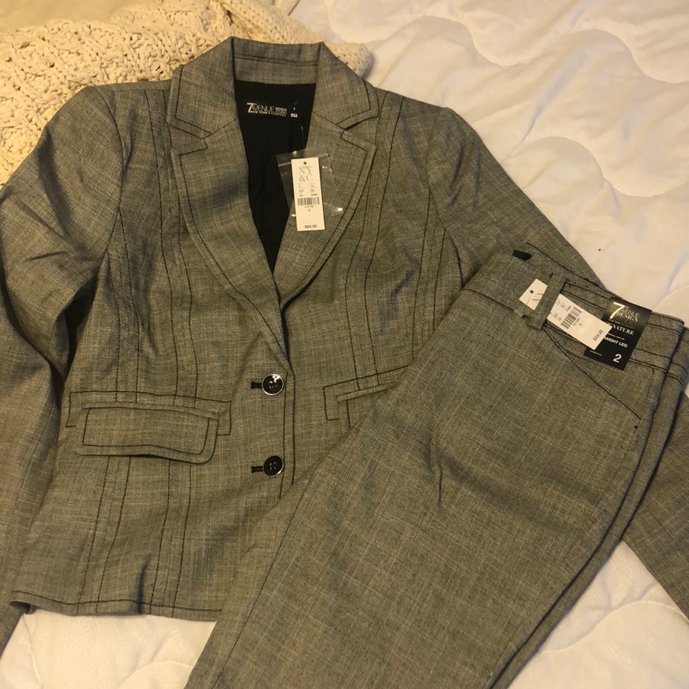 NY&Co Grey Jacket and Pants NWT!Can buy separately